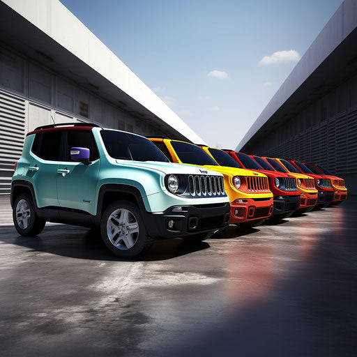 Jeep renegade classic Rainbow colors