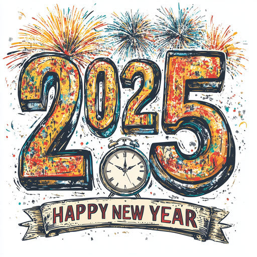 2025 Fireworks Celebration - Happy New Year