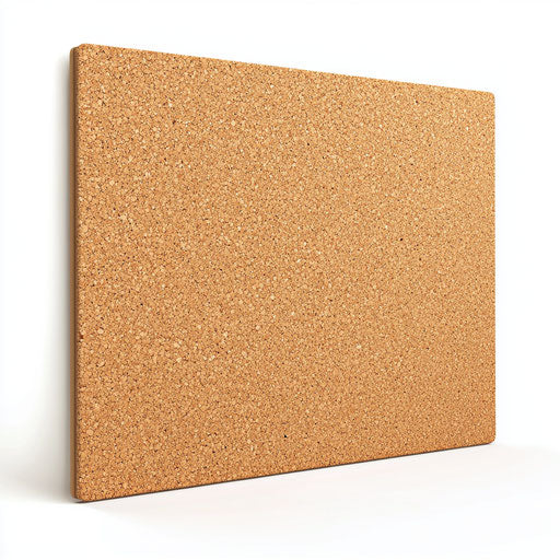 3D Cork Board on flat white background, isolated clipart