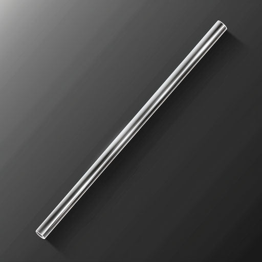 Flat, metallic silver background supports realistic straw clipart, highlighting glossy effects and high resolution clarity