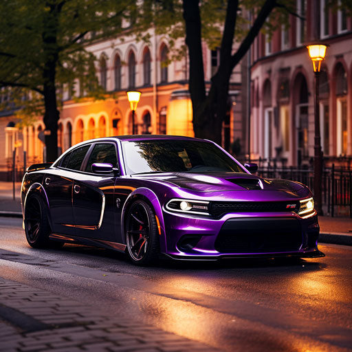 Dodge charger hellcat Bright purple