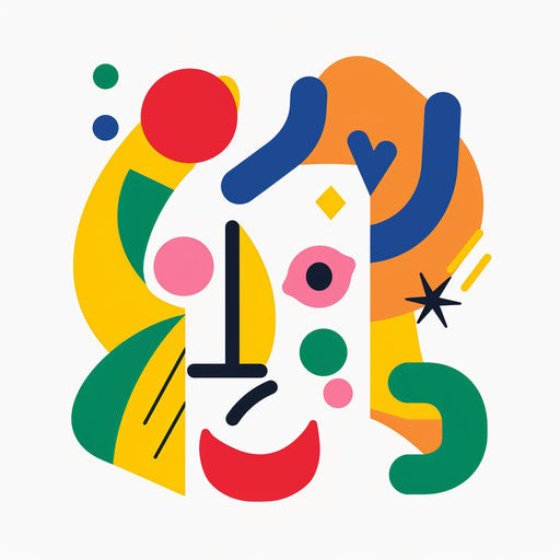 Playful new logo with bright colors and fun shapes