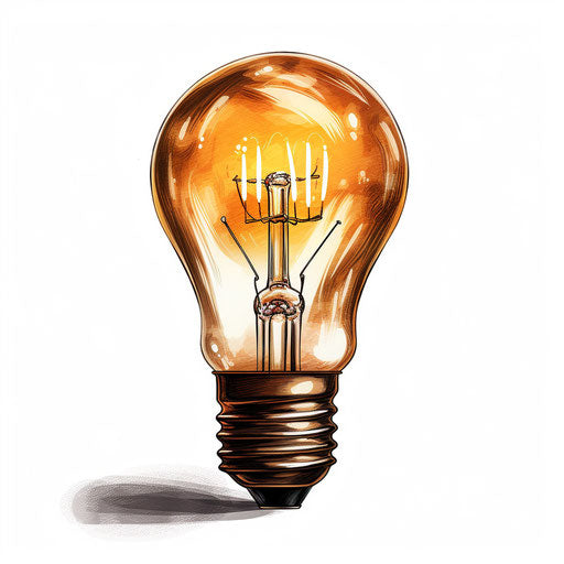 Illustration in the style of Chiaroscuro Art, on white background