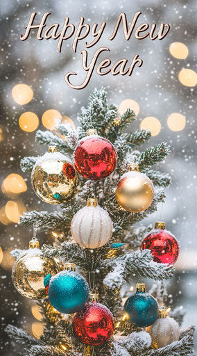 Luminous Happy New Year 2025 Photos NYE Greetings