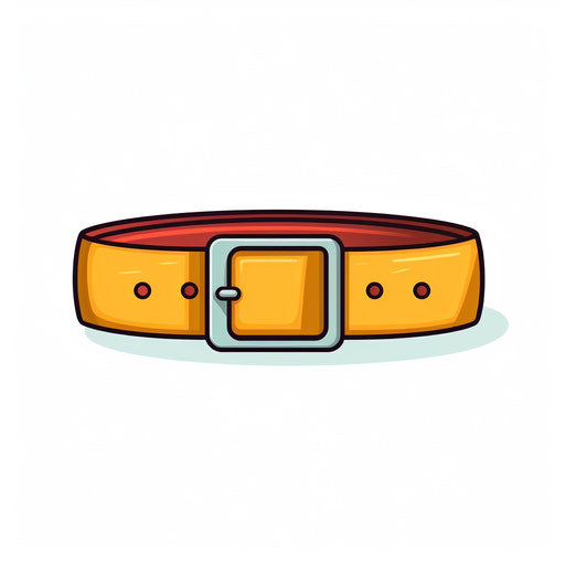 Belt clipart in the minimalist style, on white background