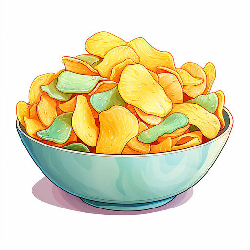 Pastel Colors Art style illustration on white background