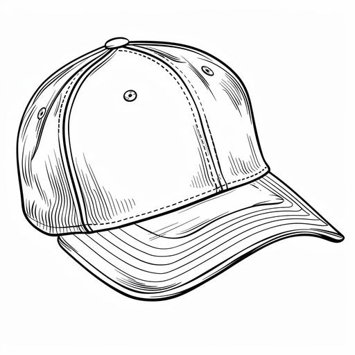 Baseball cap with team logo