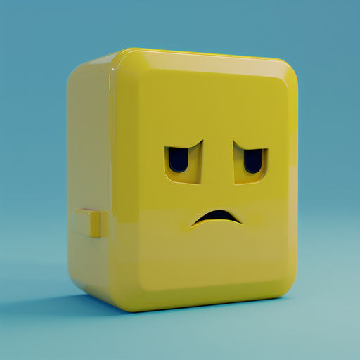 Sad emotional icon, aurorapunk style, rinko kawauchi