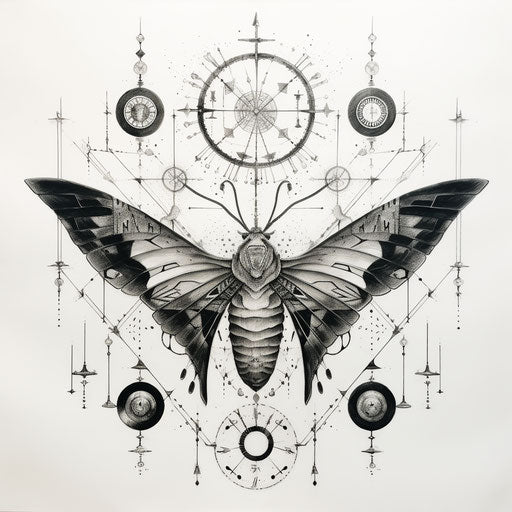 The moth symbol and the ancient solar system