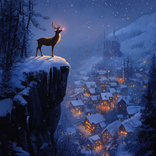 Deluxe Rudolph The Red Nosed Reindeer Holiday Design