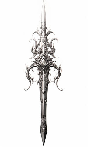 Men's WWE legend sword tattoo designs