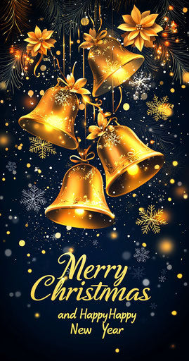 Vibrant Merry Christmas And Happy New Year Caricature Clipart for Art Education