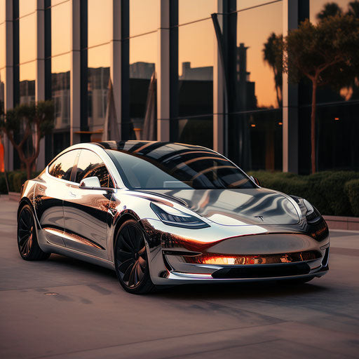 Tesla Model 3 chrome
