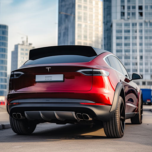 Tesla Model Y, larger exhausts