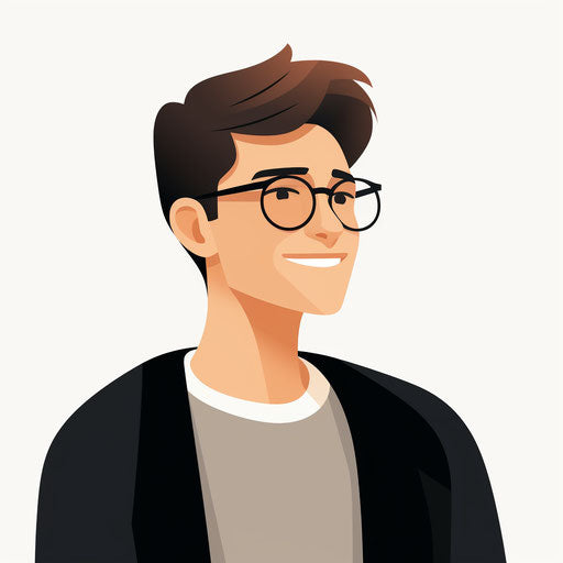 Minimalist clipart on white background