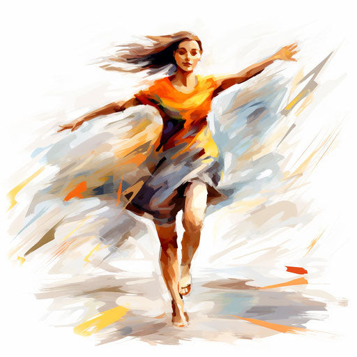 Swiftly drawn in an Impressionistic Art style