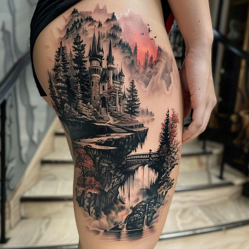 Thigh Tattoos For Women Stencil Tattoo Kit