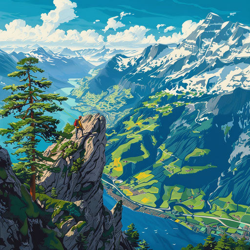 The epic climb of Mount Rigi