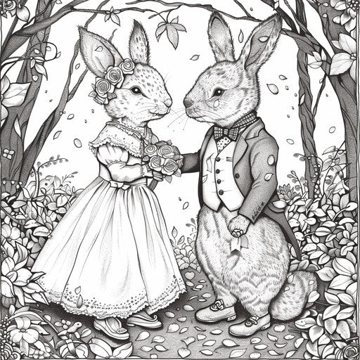 Whimsical woodland wedding with playful animals