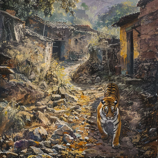 Encounter between the wild and the human world