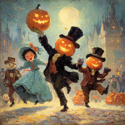 Festive and Charming Halloween Atmosphere