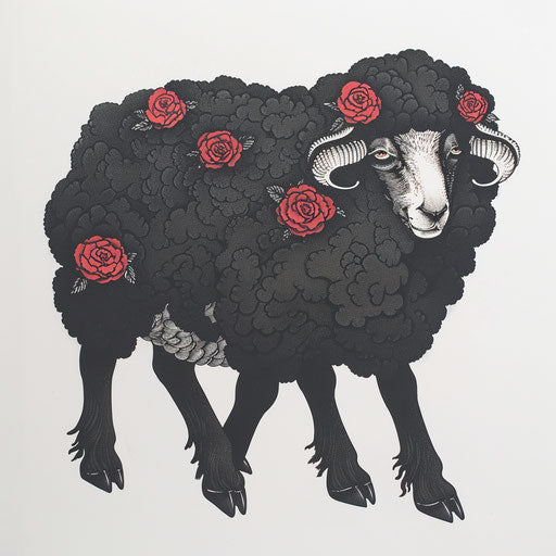 Black Sheep Tattoo Flash Set