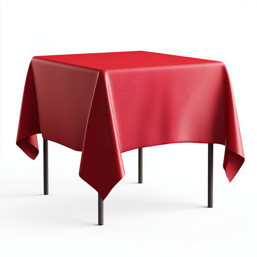Realistic clipart of a tablecloth, high resolution, isolated