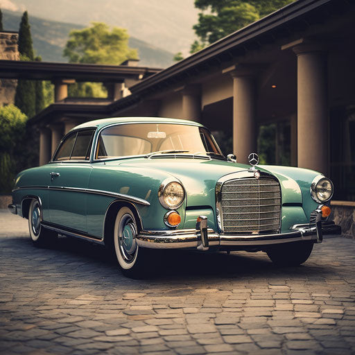 Seafoam Green Mercedes Benz Classic