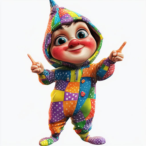 Creative Onesie Caricature Clipart Designs