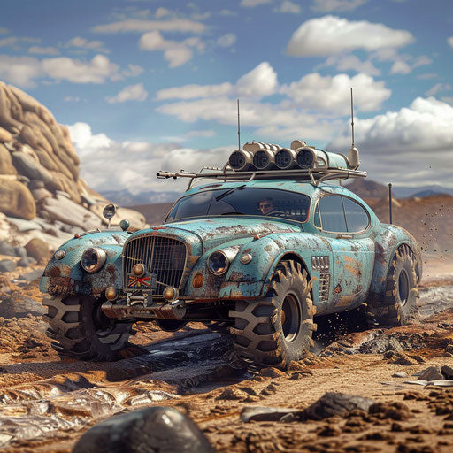 Post-apocalyptic Bentley R Type Continental