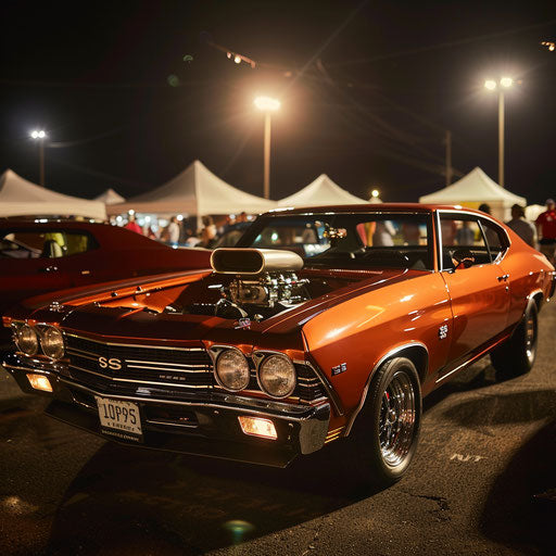 1969 Chevrolet Chevelle SS with a protruding blower