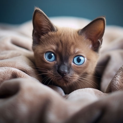 Burmese cat kitten