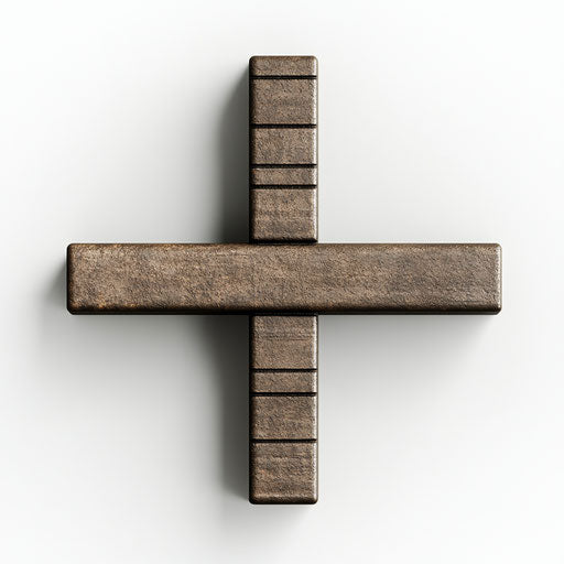 Realistic equal sign, high resolution, isolated