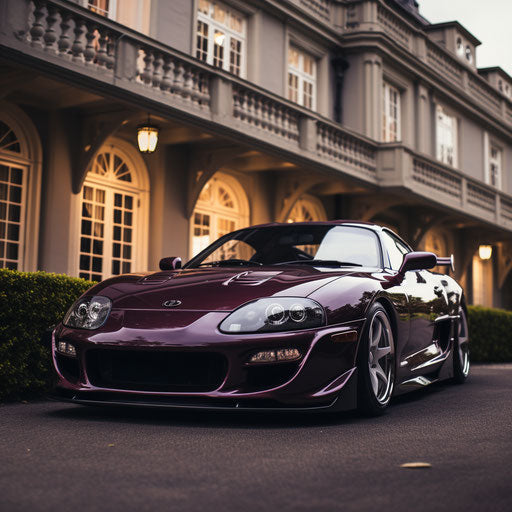 Classic Toyota Supra Burgundy