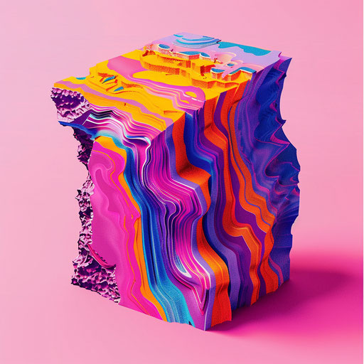 Resources clipart on bright intense magenta background