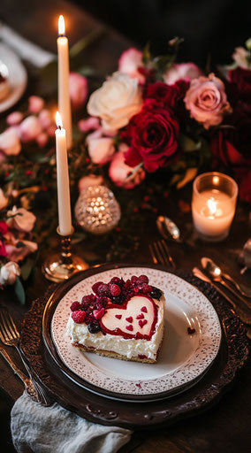 Romantic Valentine's Day table decoration