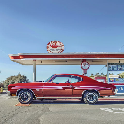 Perfectly restored cherry red 1977 Chevelle