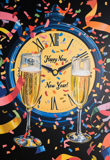 Cheerful Happy New Year Images 2025 NYE Images