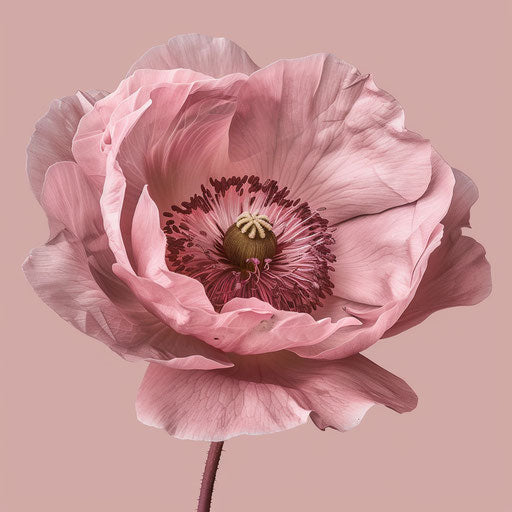 Dusky rose background for realistic flower clipart