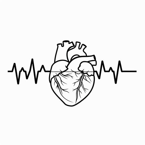 Heartbeat Tattoo Vector Pack