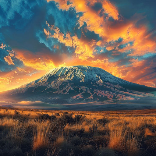 Kilimanjaro at sunrise, David Keochkerian style