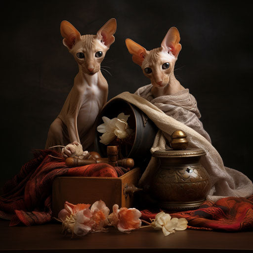Oriental Shorthair Cat Kittens Playing