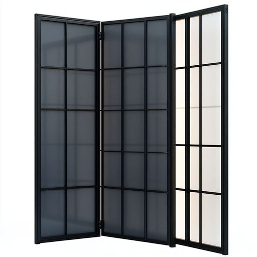 Realistic illustration of a partition screen