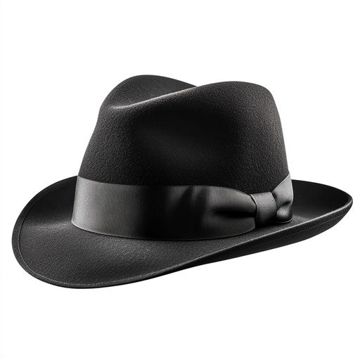High-quality drawing of a Fedora, realistic, no background