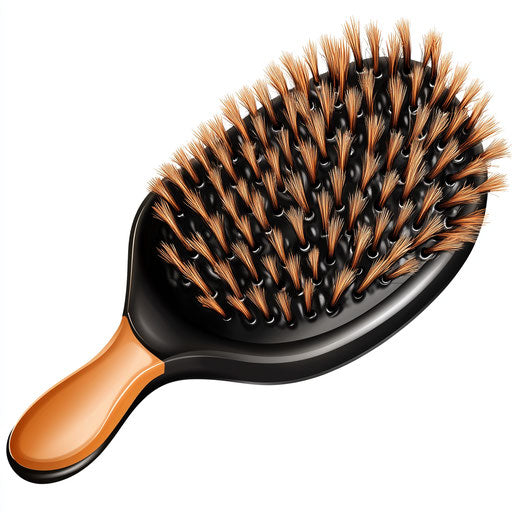 Photo-realistic illustration of a dog brush, high resolution, backgroundless, isolated