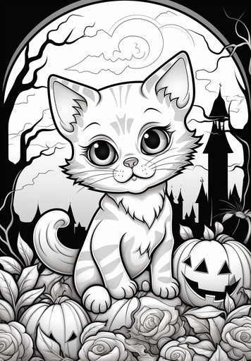 Free printable Halloween coloring pages, accurate and detailed