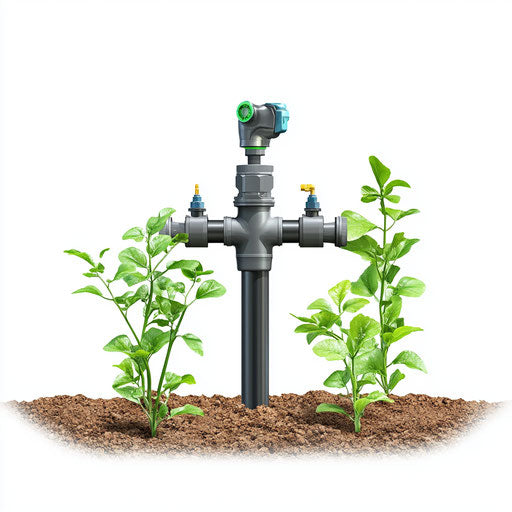 Realistic high-resolution clipart of a Drip Irrigation System