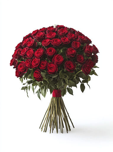 30 red roses bouquet, Valentine's Day-themed clipart