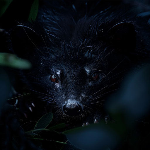 Ghostly presence in the dark night