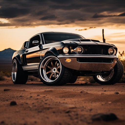 Ford Mustang GT Shelby classic Fat tires